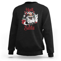 Hail Santa Heavy Metal Christmas Sweatshirt Krampus Xmas Rock & Roll - Wonder Print Shop