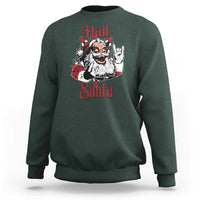 Hail Santa Heavy Metal Christmas Sweatshirt Krampus Xmas Rock & Roll - Wonder Print Shop