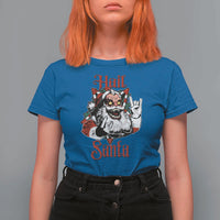 Hail Santa Heavy Metal Christmas T Shirt For Women Krampus Xmas Rock & Roll - Wonder Print Shop
