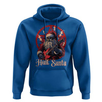 Funny Christmas Hail Santa Hoodie Sleigher Heavy Metal Xmas