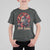 Funny Christmas Hail Santa T Shirt For Kid Sleigher Heavy Metal Xmas - Wonder Print Shop