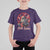 Funny Christmas Hail Santa T Shirt For Kid Sleigher Heavy Metal Xmas - Wonder Print Shop