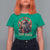 Funny Christmas Hail Santa T Shirt For Women Sleigher Heavy Metal Xmas - Wonder Print Shop