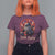 Funny Christmas Hail Santa T Shirt For Women Sleigher Heavy Metal Xmas - Wonder Print Shop