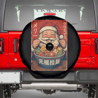 Santa Eating Ramen Noodles Japanese Christmas Spare Tire Cover - Wonder Print Shop