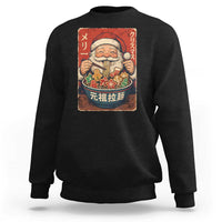 Santa Eating Ramen Noodles Japanese Christmas Sweatshirt - Wonder Print Shop