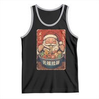 Santa Eating Ramen Noodles Japanese Christmas Tank Top - Wonder Print Shop