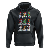 Dabbing Santa Elf Friends Christmas Light Hoodie - Wonder Print Shop