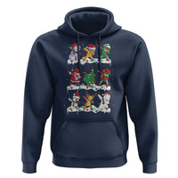 Dabbing Santa Elf Friends Christmas Light Hoodie - Wonder Print Shop