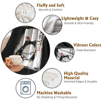 Funny Christmas Japanese Throw Blanket Santa Frog Ukiyoe Art - Wonder Print Shop