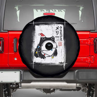 Funny Christmas Japanese Spare Tire Cover Santa Frog Ukiyoe Art - Wonder Print Shop