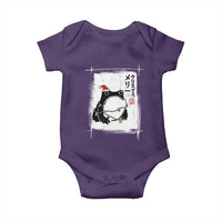 Funny Christmas Japanese Baby Onesie Santa Frog Ukiyoe Art - Wonder Print Shop