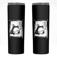 Funny Christmas Japanese Skinny Tumbler Santa Frog Ukiyoe Art - Wonder Print Shop