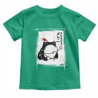 Funny Christmas Japanese Toddler T Shirt Santa Frog Ukiyoe Art - Wonder Print Shop