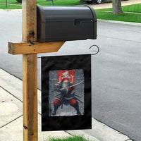Christmas Samurai Santa Garden Flag Japanese Xmas Warrior Sword Katana - Wonder Print Shop