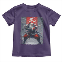 Christmas Samurai Santa Toddler T Shirt Japanese Xmas Warrior Sword Katana - Wonder Print Shop