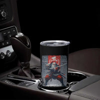 Christmas Samurai Santa Tumbler Cup Japanese Xmas Warrior Sword Katana - Wonder Print Shop