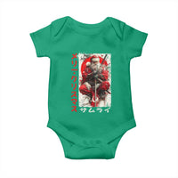 Christmas Samurai Santa Baby Onesie Japanese Xmas Warrior Ukiyo-e Art - Wonder Print Shop