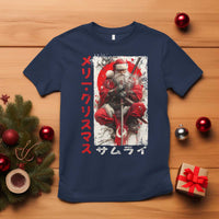 Christmas Samurai Santa T Shirt Japanese Xmas Warrior Ukiyo-e Art - Wonder Print Shop