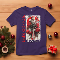 Christmas Samurai Santa T Shirt Japanese Xmas Warrior Ukiyo-e Art - Wonder Print Shop
