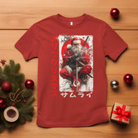 Christmas Samurai Santa T Shirt Japanese Xmas Warrior Ukiyo-e Art - Wonder Print Shop