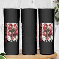 Christmas Samurai Santa Skinny Tumbler Japanese Xmas Warrior Ukiyo-e Art - Wonder Print Shop
