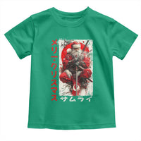 Christmas Samurai Santa Toddler T Shirt Japanese Xmas Warrior Ukiyo-e Art - Wonder Print Shop