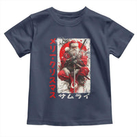 Christmas Samurai Santa Toddler T Shirt Japanese Xmas Warrior Ukiyo-e Art - Wonder Print Shop