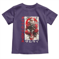 Christmas Samurai Santa Toddler T Shirt Japanese Xmas Warrior Ukiyo-e Art - Wonder Print Shop