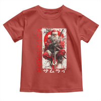Christmas Samurai Santa Toddler T Shirt Japanese Xmas Warrior Ukiyo-e Art - Wonder Print Shop