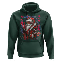 Christmas Cyberpunk Santa Hoodie Japanese Xmas Techwear Manga Anime - Wonder Print Shop
