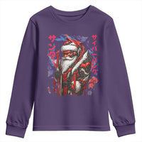 Christmas Cyberpunk Santa Youth Sweatshirt Japanese Xmas Techwear Manga Anime - Wonder Print Shop