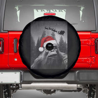 Funny Bigfoot Santas Sleigh Selfie Christmas Spare Tire Cover - Wonder Print Shop