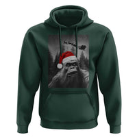 Funny Bigfoot Santas Sleigh Selfie Christmas Hoodie - Wonder Print Shop