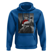 Funny Bigfoot Santas Sleigh Selfie Christmas Hoodie - Wonder Print Shop