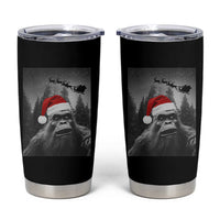Funny Bigfoot Santas Sleigh Selfie Christmas Tumbler Cup - Wonder Print Shop