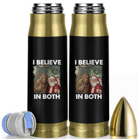 Funny Christmas Santa Bigfoot Bullet Tumbler I Believe In Both Xmas Holiday - Wonder Print Shop