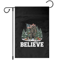 Funny Believe Bigfoot Christmas Garden Flag American Flag Sasquatch Holiday Gift - Wonder Print Shop