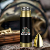 Funny Believe Bigfoot Christmas Bullet Tumbler American Flag Sasquatch Holiday Gift - Wonder Print Shop