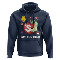 Funny Eat The Rich Hoodie Hungry Caterpillar Fruit Social Activist