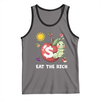 Funny Eat The Rich Tank Top Hungry Caterpillar Fruit Social Activist