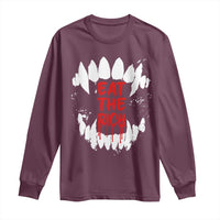Eat The Rich Long Sleeve Shirt Vamp Fangs Social Activist