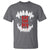 Eat The Rich T Shirt Vamp Fangs Social Activist - Wonder Print Shop