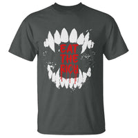 Eat The Rich T Shirt Vamp Fangs Social Activist - Wonder Print Shop