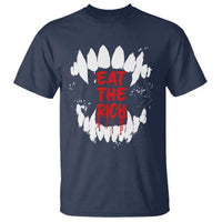 Eat The Rich T Shirt Vamp Fangs Social Activist - Wonder Print Shop