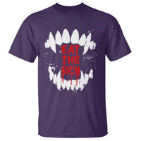 Eat The Rich T Shirt Vamp Fangs Social Activist - Wonder Print Shop