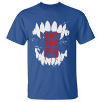 Eat The Rich T Shirt Vamp Fangs Social Activist - Wonder Print Shop