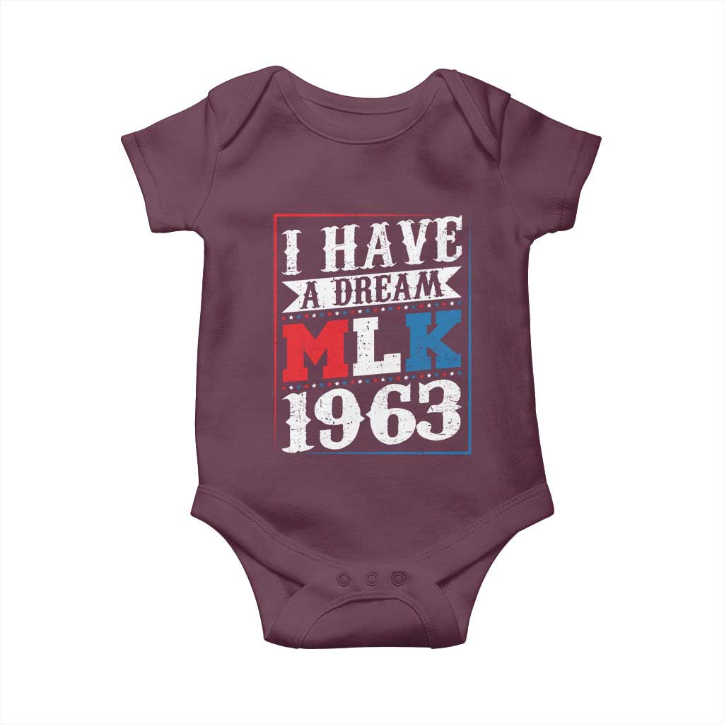 I Have A Dream Martin Luther King Baby Onesie MLK Day 1963