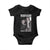 Martin Luther King And Malcolm X Baby Onesie Brothers In Arms Fighting Terrorism Power To The People