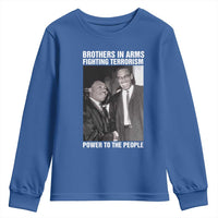 Martin Luther King And Malcolm X Youth Sweatshirt Brothers In Arms Fighting Terrorism Power To The People